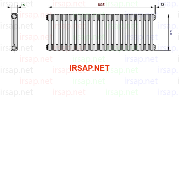 Радиатор IRSAP Tesi 20650/23 T23 CL 01